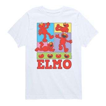 Boys 8-20 Sesame Street Elmo Grid Graphic Tee
