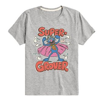 Boys 8-20 Sesame Street Super Grover Graphic Tee