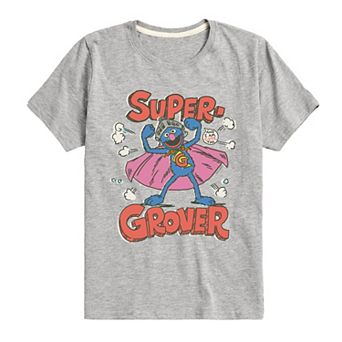 Boys 8-20 Sesame Street Super Grover Graphic Tee