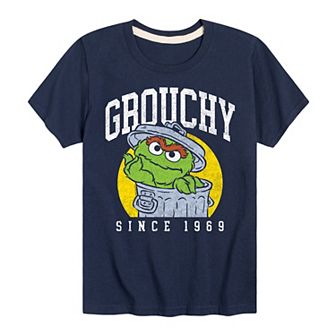 Boys 8-20 Sesame Street Grouchy Since 1969 Graphic Tee