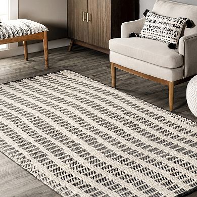 RugsUSA Parker Check Washable Area Rug