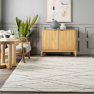 RugsUSA Sticks Wool Area Rug