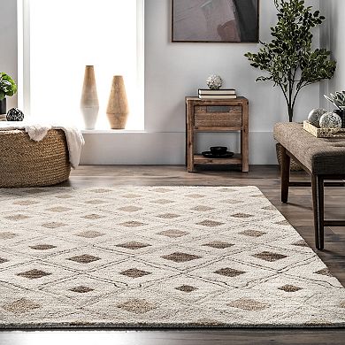 RugsUSA Coco Trellis Wool Area Rug