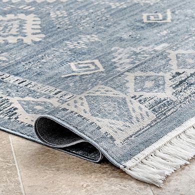 RugsUSA Venice Fringed Wool Blend Area Rug