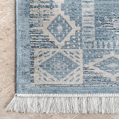 RugsUSA Venice Fringed Wool Blend Area Rug