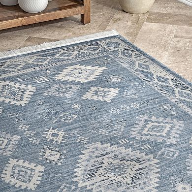RugsUSA Venice Fringed Wool Blend Area Rug