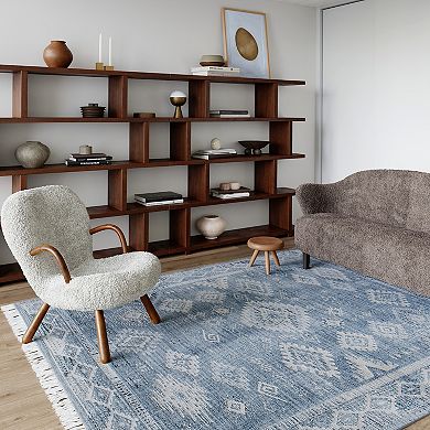 RugsUSA Venice Fringed Wool Blend Area Rug