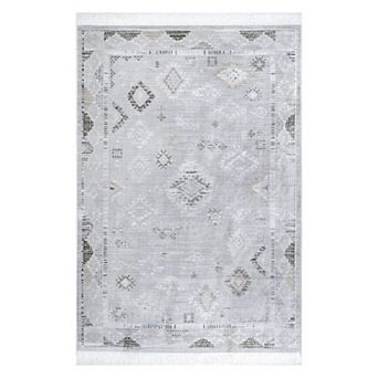 RugsUSA Venice Fringed Wool Blend Area Rug