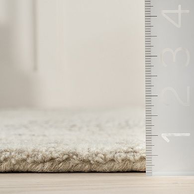 RugsUSA Deco Striped Tile Wool Blend Area Rug