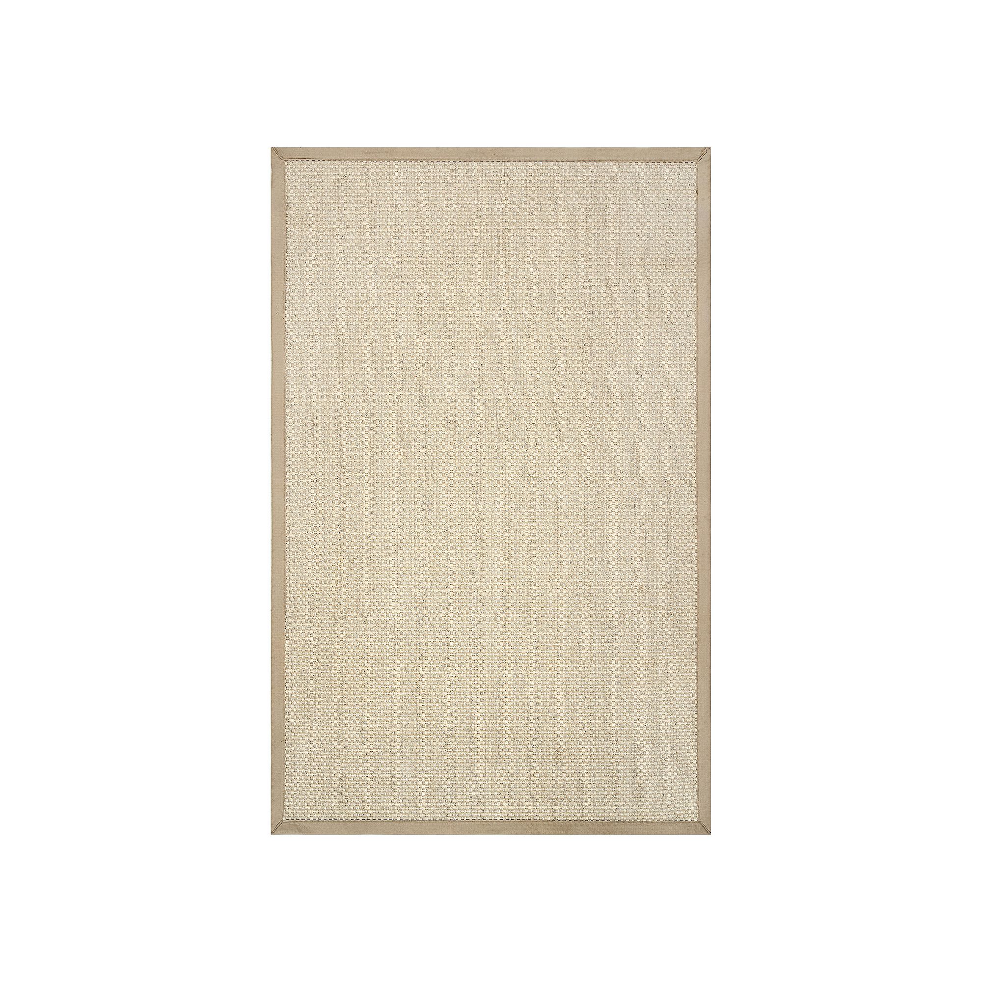 RugsUSA Proper Wool Area Rug, Chino