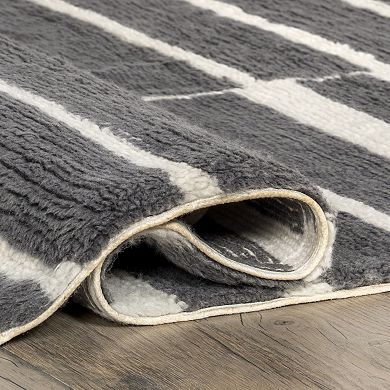 ArvinOlanoXRugsUSA Vlad Striped Wool Area Rug