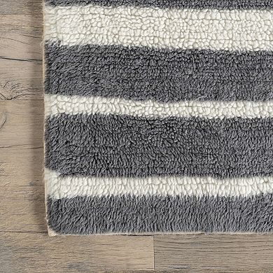 RugsUSA Vlad Striped Wool Area Rug