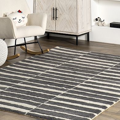 RugsUSA Vlad Striped Wool Area Rug