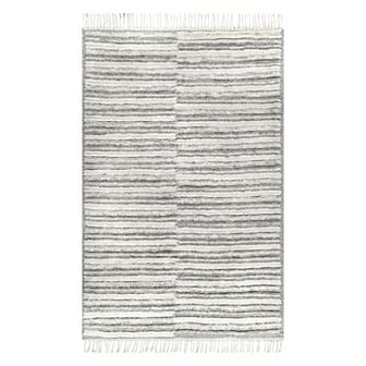 RugsUSA Marble Striped Wool Blend Area Rug