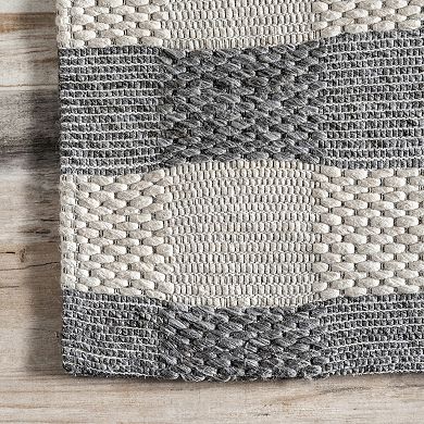 RugsUSA Sophie Striped Wool Blend Area Rug