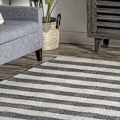 ArvinOlanoXRugsUSA Sophie Striped Wool Blend Area Rug