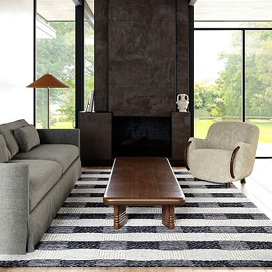 ArvinOlanoXRugsUSA Sophie Striped Wool Blend Area Rug