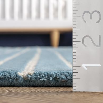 RugsUSA Mandia Striped Wool Blend Area Rug