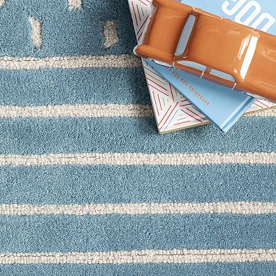 ArvinOlanoXRugsUSA Mandia Striped Wool Blend Area Rug