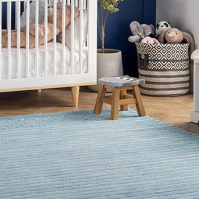 RugsUSA Mandia Striped Wool Blend Area Rug