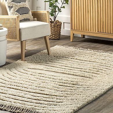 ArvinOlanoXRugsUSA Riley Textured Shag Area Rug