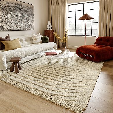 ArvinOlanoXRugsUSA Riley Textured Shag Area Rug