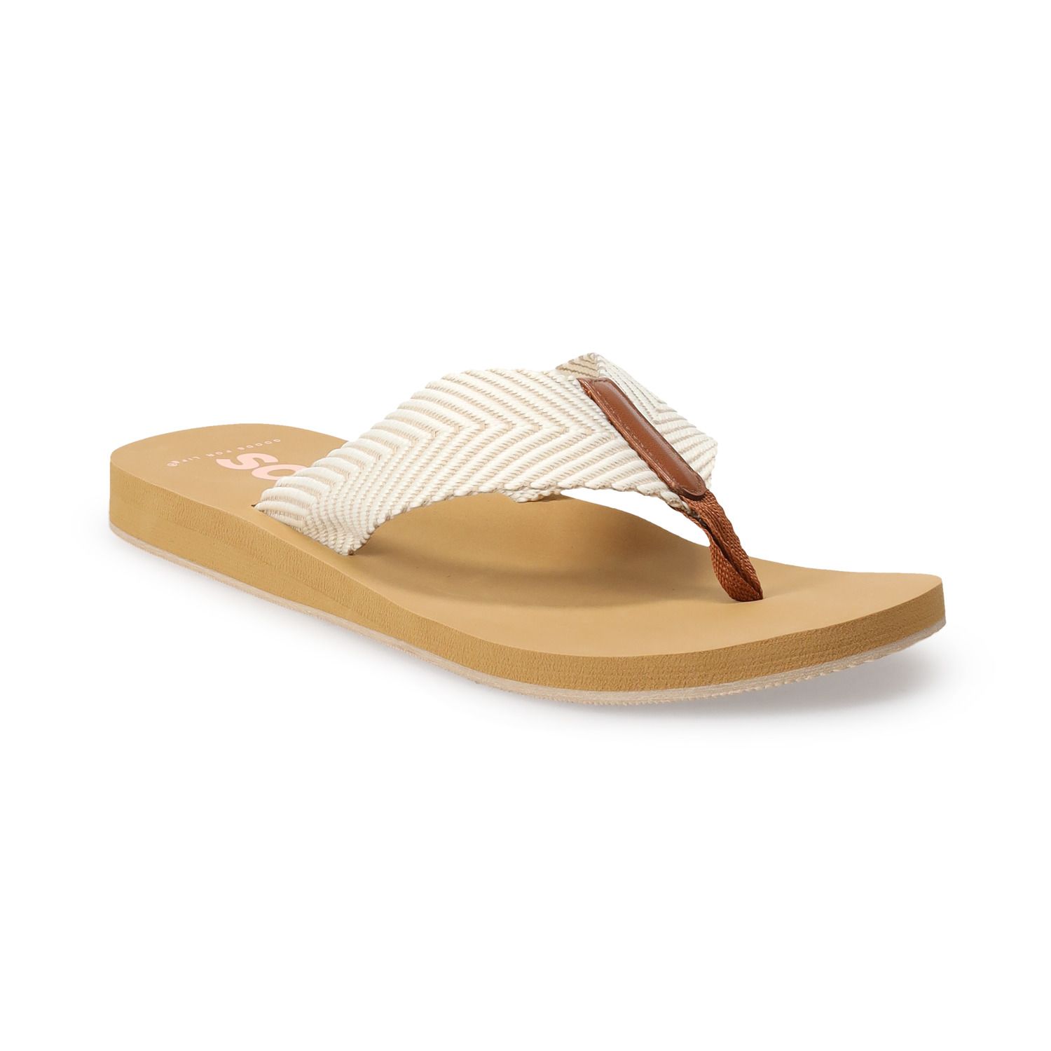 SO® Bloomfield Women's Thong Sandals - Nat2 (6)