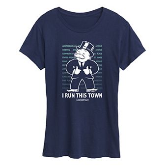 Women's Monopoly I Run This Town Graphic Tee by Hasbro