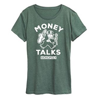 Women's Monopoly Money Talks Graphic Tee by Hasbro