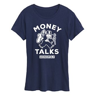 Women's Monopoly Money Talks Graphic Tee by Hasbro