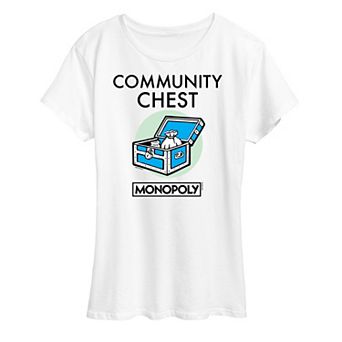 Women's Monopoly Community Chest Graphic Tee by Hasbro