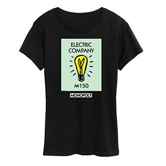 Women's Monopoly Electric Company Graphic Tee by Hasbro