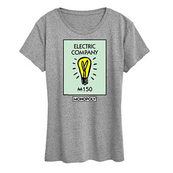 Women's Monopoly Electric Company Graphic Tee by Hasbro