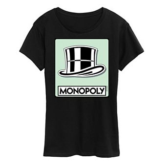 Women's Monopoly Hat Token Graphic Tee by Hasbro
