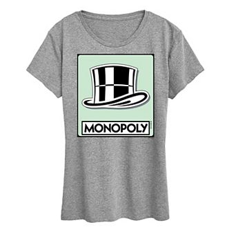 Women's Monopoly Hat Token Graphic Tee by Hasbro