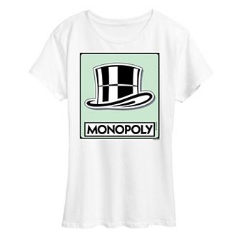 Women's Monopoly Hat Token Graphic Tee by Hasbro