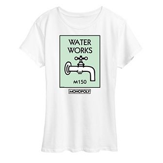 Women's Monopoly Waterworks Graphic Tee by Hasbro