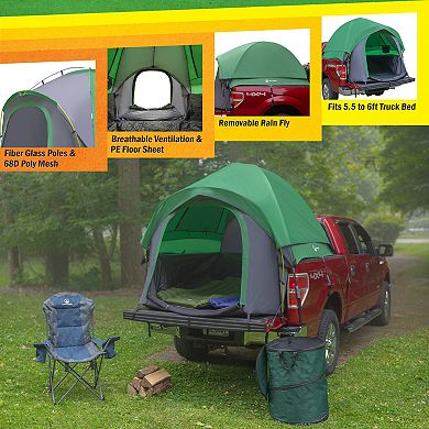 Wakeman Outdoors 2 Person Truck Bed Tent