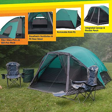 Wakeman Outdoors 6 Person Camping Tent
