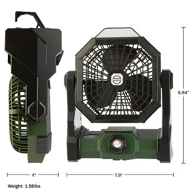 Wakeman Outdoors Camping Fan with Tent Light