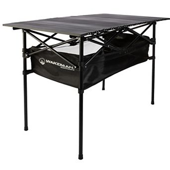 Wakeman Storage Folding Camping Table