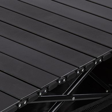 Wakeman Outdoors Storage Folding Camping Table