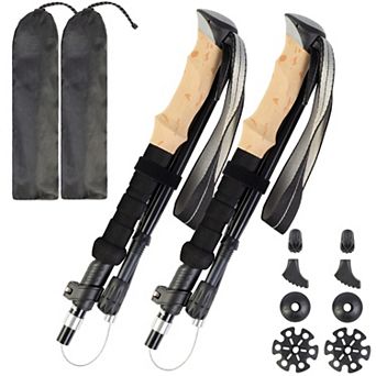 Wakeman 2-Pack Collapsible Walking Sticks