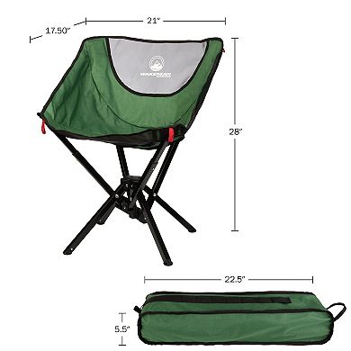 Wakeman Outdoors Lightweight Foldable & Portable Camping Chair