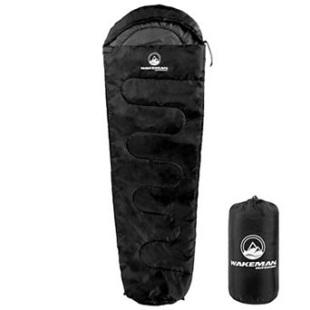 Wakeman Water-Resistant Cold Weather Adult Mummy Sleeping Bag
