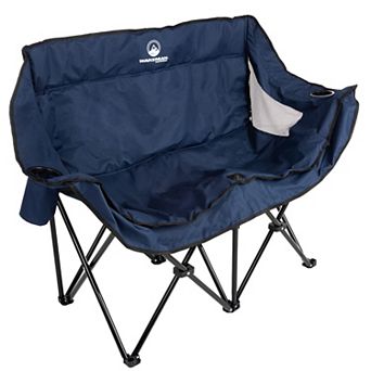 Wakeman 2-Person Foldable Portable Padded Couch Camping Chair