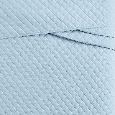 Cannon Solid Percale Quilt Set with Shams