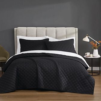 Cannon Solid Percale Quilt Set with Shams