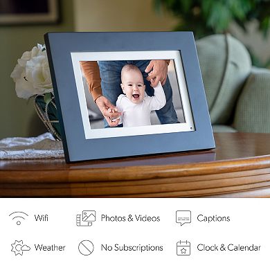 Simply Smart Home 8” PhotoShare Friends and Family Smart Digital Picture Frame