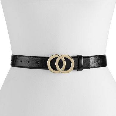 Women's Nine West Double Ring Belt